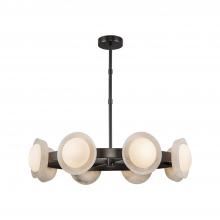 ALORA  CH320837UBAR-UNV - Alonso 37-in Urban Bronze/Alabaster LED Chandeliers