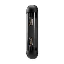 ALORA  VL539221MBCL - Cyrus 6-in Clear Glass/Matte Black 2 Lights Vanity