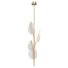 ALORA  PD321104NB - Flora 4 Head Natural Brass LED Pendant