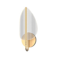 ALORA  WV321101NB - Flora 7-in Natural Brass LED Wall/Vanity