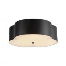 ALORA  FM566314MB - Adella 14-in Matte Black Socket Flush Mount