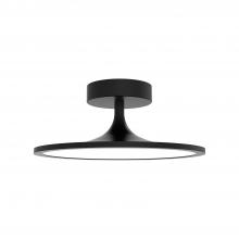 ALORA  SF418012MB - Issa 12-in Matte Black LED Semi Flush Mount