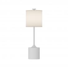ALORA  TL418726WHIL - Issa 26-in White/Ivory Linen 1 Light Table Lamp
