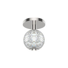 ALORA  FM321201PN - Marni 5-in Polished Nickel LED Flush Mount