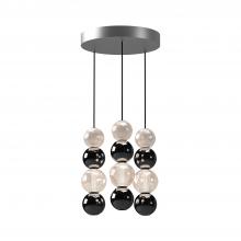 ALORA  MP321803PN - Onyx 3 Head Polished Nickel LED Multi Pendant