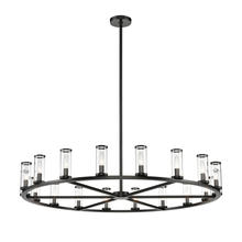 ALORA  CH309018UBCG - Revolve Clear Glass/Urban Bronze 18 Lights Chandeliers