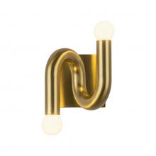 ALORA  WV420206BG - Sadie 6-in Brushed Gold Socket Wall Vanity