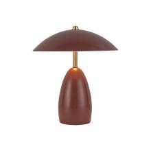 ALORA  TL437409BGD - Poppy 9-in Burgundy LED Table Lamp