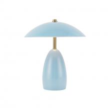 ALORA  TL437409CER - Poppy 9-in Cerulean LED Table Lamp