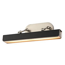 ALORA  PL307919ANTL - Valise Picture 20-in Aged Nickel/Tuxedo Leather LED Wall/Picture Light