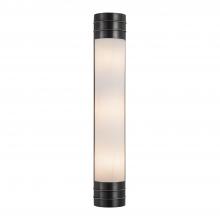 ALORA  WV348224UBOP - Willard 24-in Urban Bronze/Opal Matte Glass 3 Lights Wall/Vanity