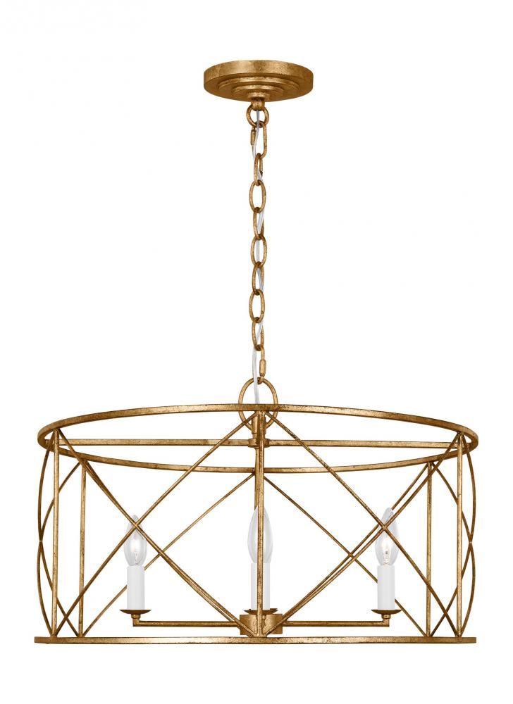 Beatrix Transitional 4-Light Indoor Dimmable Large Lantern Pendant