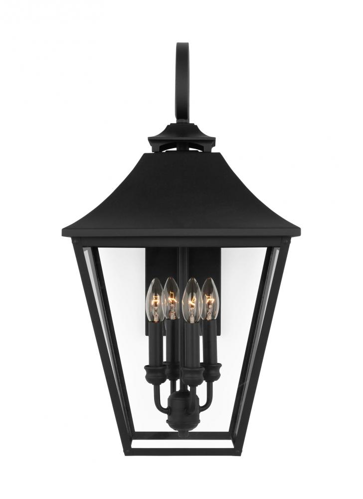 Galena Traditional 4-Light Outdoor Exterior Large Lantern Sconce Light