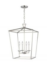 Visual Comfort & Co. Studio Collection 5392604-962 - Dianna transitional 4-light indoor dimmable medium ceiling pendant hanging chandelier light in brush