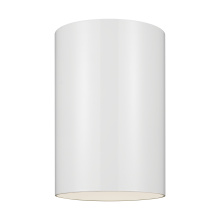 Visual Comfort & Co. Studio Collection 7813897S-15 - Outdoor Cylinders Small LED Ceiling Flush Mount