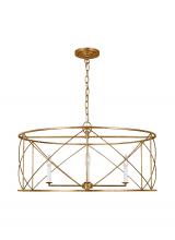 Visual Comfort & Co. Studio Collection CC1624ADB - Beatrix Transitional 4-Light Indoor Dimmable Extra Large Lantern Pendant