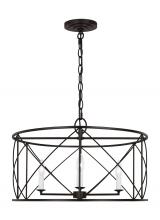 Visual Comfort & Co. Studio Collection CC1634AI - Beatrix Transitional 4-Light Indoor Dimmable Large Lantern Pendant