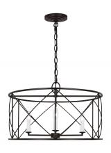 Visual Comfort & Co. Studio Collection CC1634AI - Beatrix Transitional 4-Light Indoor Dimmable Large Lantern Pendant