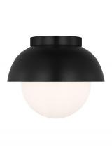 Visual Comfort & Co. Studio Collection DJF1011MBK - Hyde Modern 1-Light Indoor Dimmable Medium Flush Mount Ceiling Light