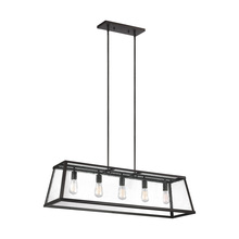 Visual Comfort & Co. Studio Collection F3073/5ORB - Linear Chandelier