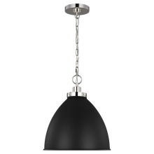 Visual Comfort & Co. Studio Collection CP1291MBKPN - Wellfleet Medium Dome Pendant