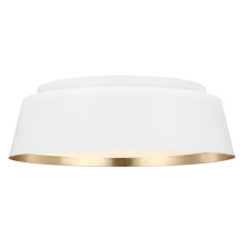 Visual Comfort & Co. Studio Collection EF1003MWT - Asher Medium Flush Mount