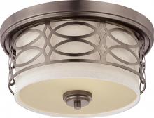 Nuvo 60/4727 - HARLOW 2 LIGHT FLUSH DOME