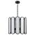 Belleview 4 Light Pendant, Matte Black