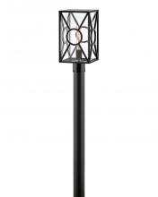 Hinkley 18371BK - Medium Post Top or Pier Mount Lantern