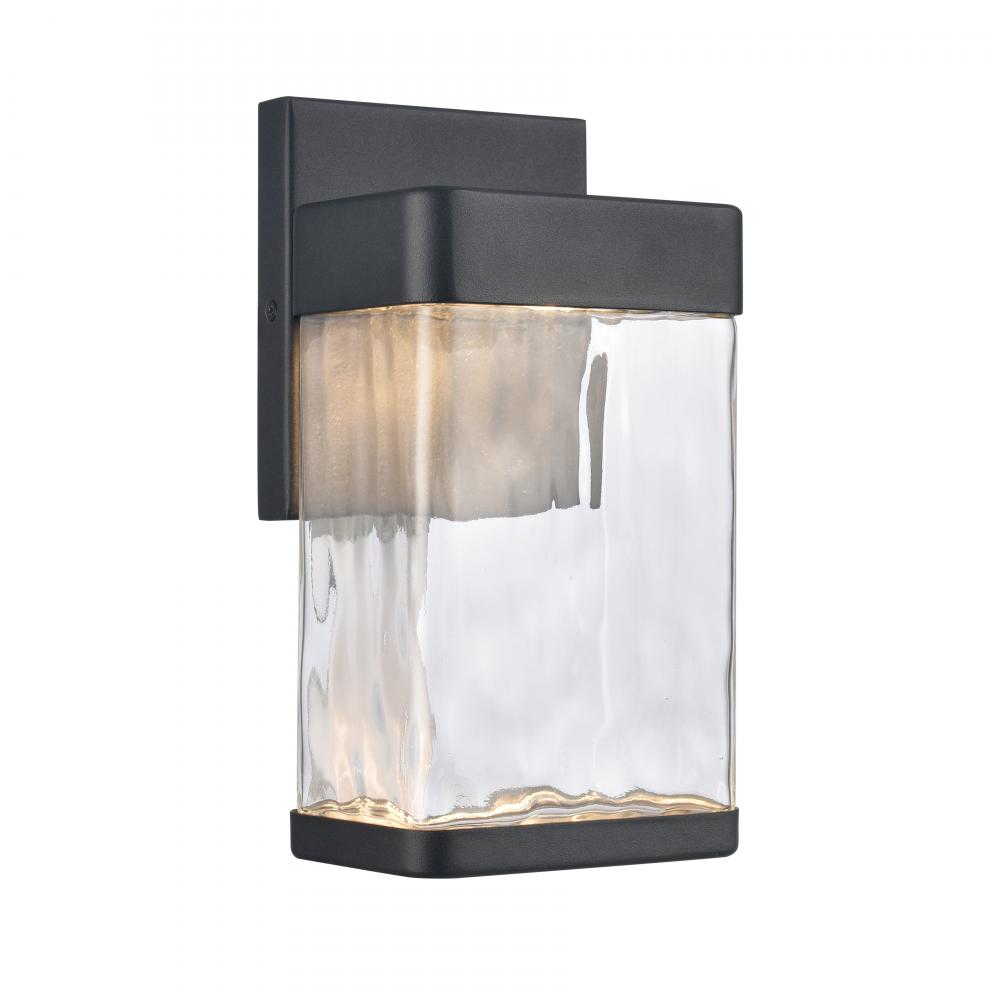 Cornice 9.75&#39;&#39; High Integrated LED Outdoor Sconce - Charcoal Black
