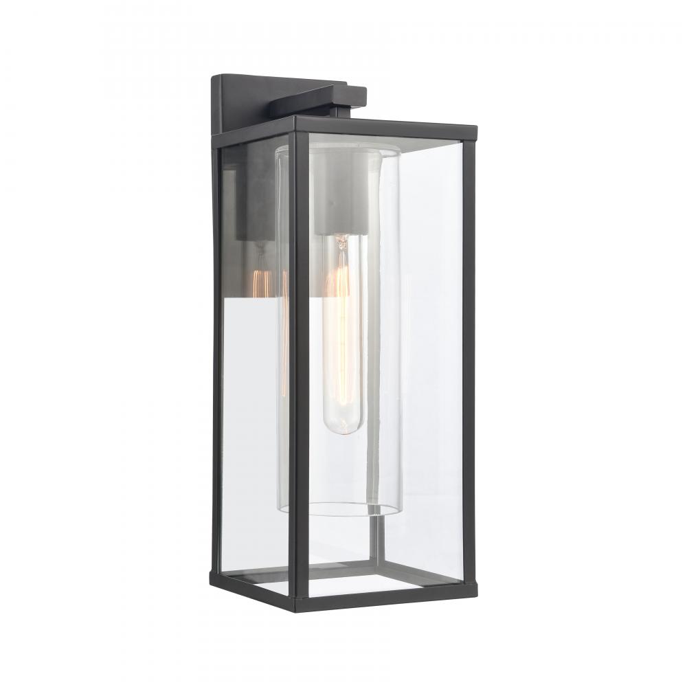 Augusta 16&#39;&#39; High 1-Light Outdoor Sconce - Matte Black