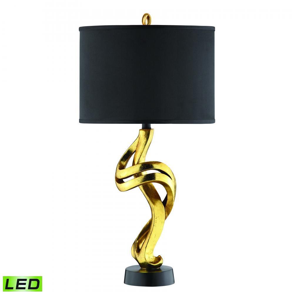 Belle 29.88&#39;&#39; High 1-Light Table Lamp - Gold - Includes LED Bulb