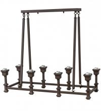 Meyda Tiffany 173330 - 36"L Cafe Noir 8 LT Oblong Chandelier Hardware