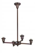 Meyda Tiffany 175419 - 24"W Antique Brass 4 LT Chandelier Hardware