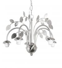 Meyda Tiffany 69887 - SILVER LEAF 5 LIGHT CHANDELIER